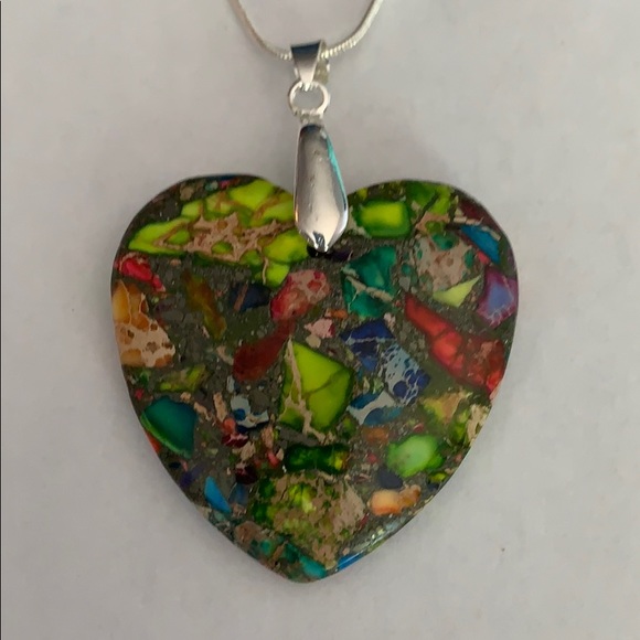 Jewelry - Colourful pendant necklace